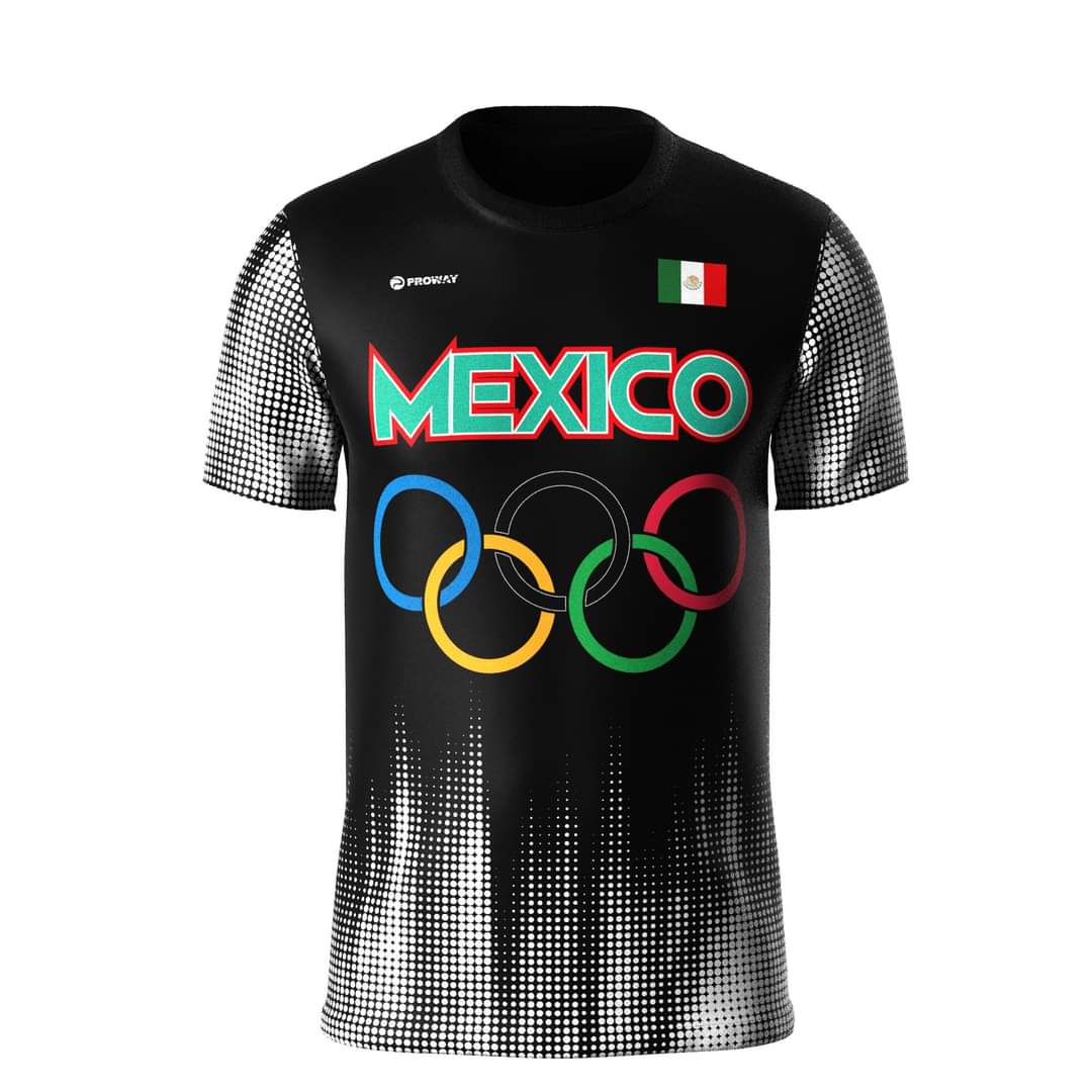 Playera Mexico olimpismo 2024